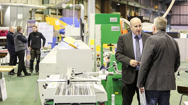 Daltons Wadkin woodworking machinery showroom