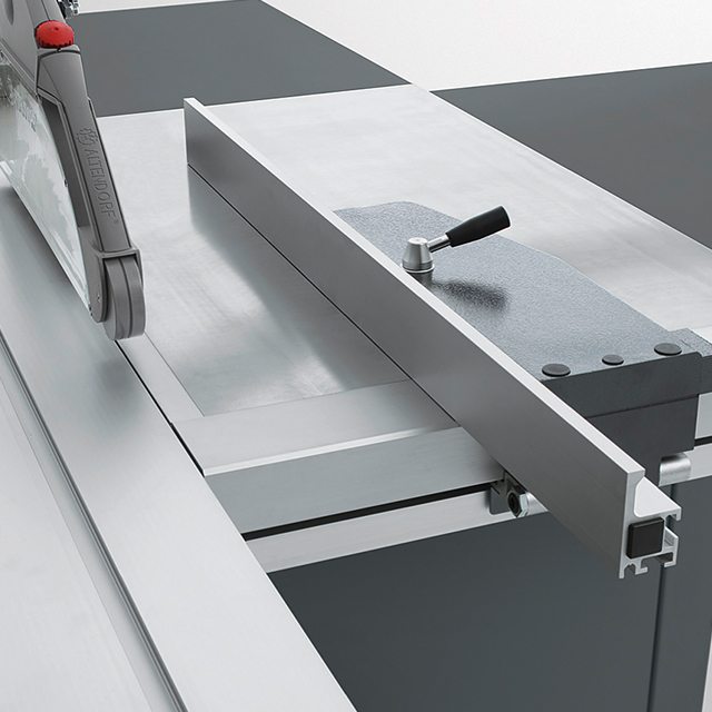 Altendorf WA80 X sliding table panel saw CNC rip fence