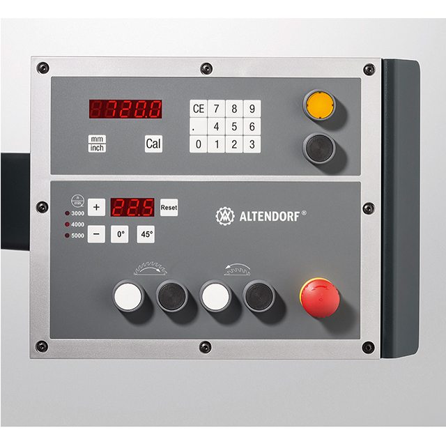 Altendorf WA80 X sliding table panel saw eye level control