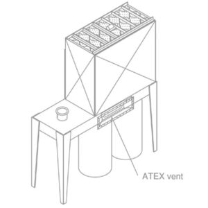 Woodwork dust control MF2 extraction unit