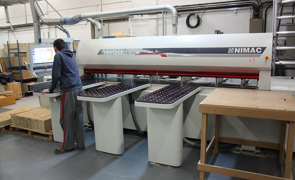 NIMAC beam saw installed at Steinhoff