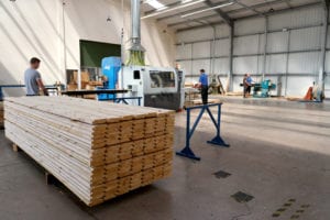 Woodowrk machinery at Hales Sawmills