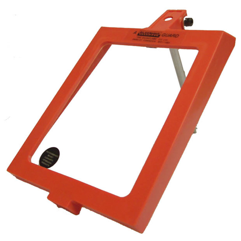Safety guard on RJH Chamois extraction mounted buffer