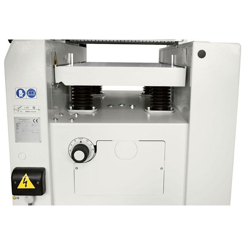Rise and fall screws on SCM Minimax S 52ES thickness planer