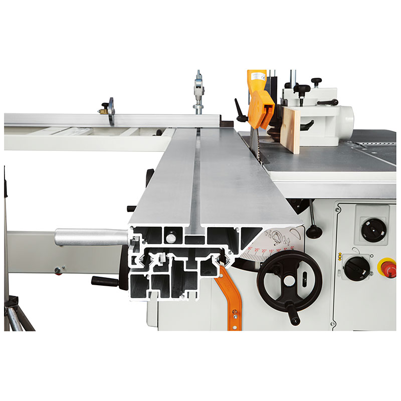 Table profile on SCM Minimax CU 300C combination saw spindle planer thicknesser
