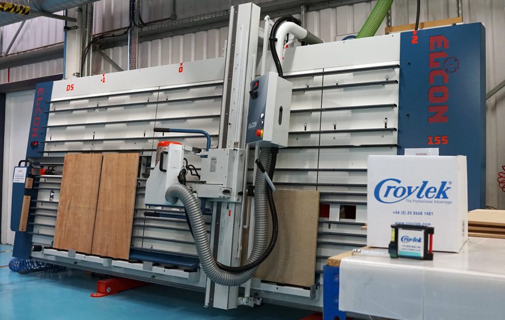 Croylek Advanced Material Processing with Elcon Vertical Panel Saw