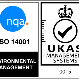 ISO 14001:2015 accreditation logo