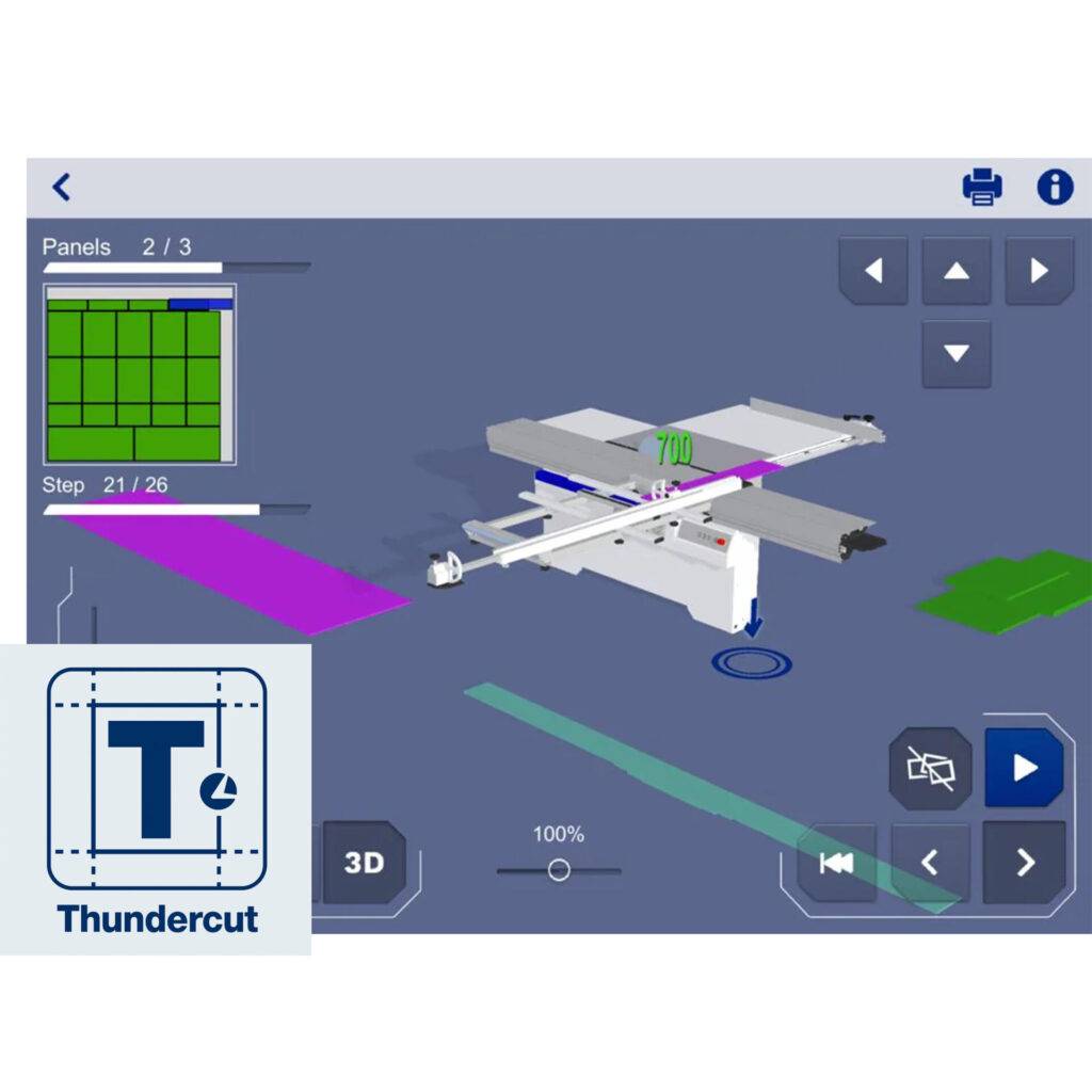 SCM Thundercut optimisation app